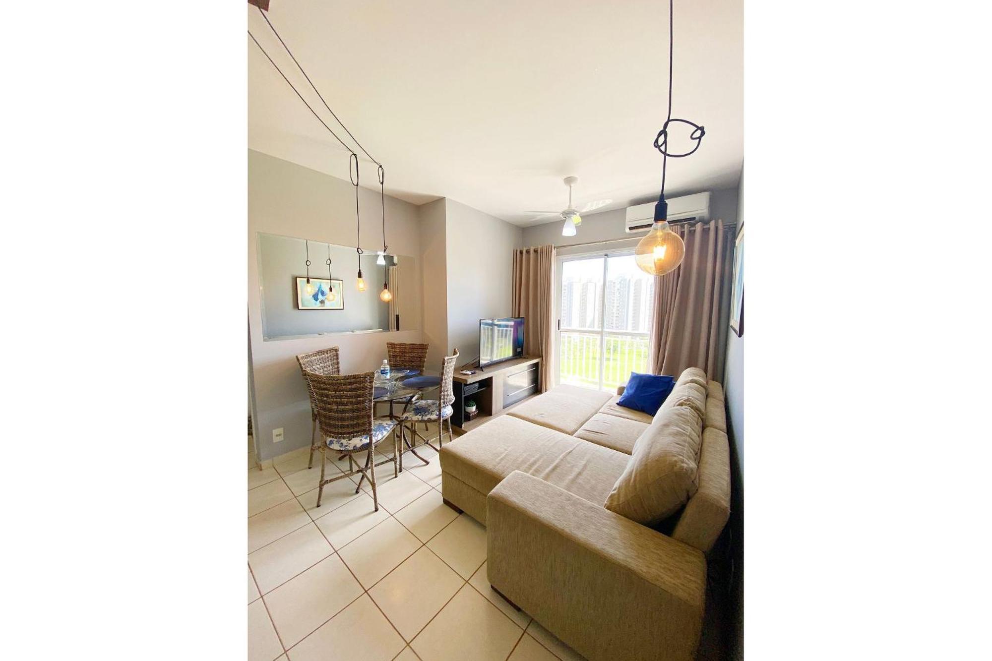 Apto Com 2 Quartos Prox Ao Rib Shopping. Wifi + Ac Apartment Ribeirao Preto Luaran gambar